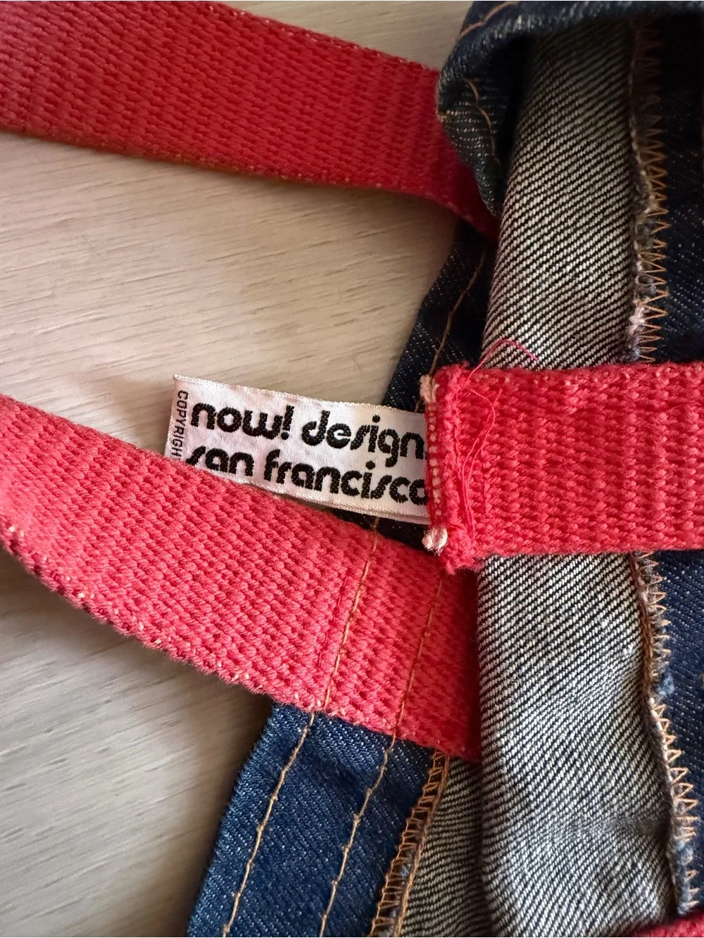 Vintage 70s Levis Denim Bag With The Big E